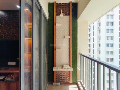 Balcony Image of 1200 Sq.ft 3 BHK Apartment / Flat for sale in Unimark Lakewood Estate, New Garia Kolkata for Rs. 17500000