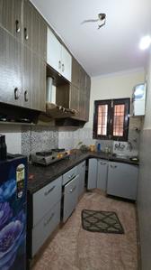Kitchen Image of 400 Sq.ft 1 BHK Builder Floor for rent in Pitampura New Delhi for Rs. 19900