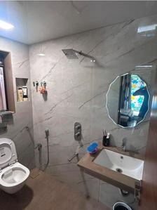Bathroom Image of 1100 Sq.ft 3 BHK Apartment / Flat for rent in Kopar Khairane Navi Mumbai for Rs. 85000