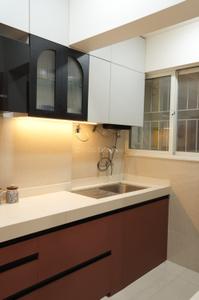 Kitchen Image of 1000 Sq.ft 2 BHK Apartment / Flat for rent in Wakad Pune for Rs. 40000