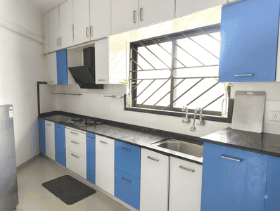 Kitchen Image of 900 Sq.ft 2 BHK Apartment / Flat for sale in Kalamassery Kochi for Rs. 3700000