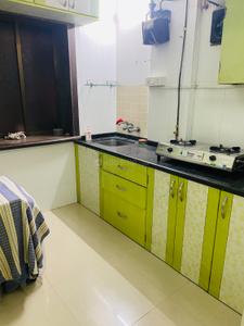 Kitchen Image of 260 Sq.ft 1 RK Apartment / Flat for rent in Siddhi Prabha, Prabhadevi Mumbai for Rs. 40000