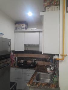 Kitchen Image of 470 Sq.ft 2 BHK Builder Floor for sale in Laxmi Nagar New Delhi for Rs. 4500000