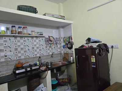 Kitchen Image of 350 Sq.ft 1 BHK Independent House for rent in Laxmipura Bengaluru for Rs. 14000
