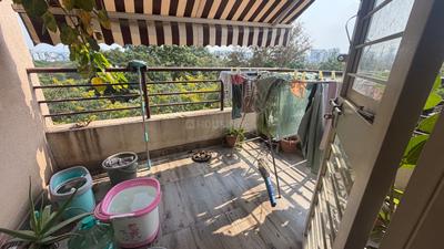 Balcony Image of 600 Sq.ft 1 BHK Apartment / Flat for rent in Sadguru Anujai Residency, Pimple Nilakh Pune for Rs. 23000