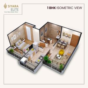 Image of 550 Sq.ft 1 BHK Apartment / Flat for sale in Siyara Avantika, Bhiwandi, Thane for Rs. 3800000