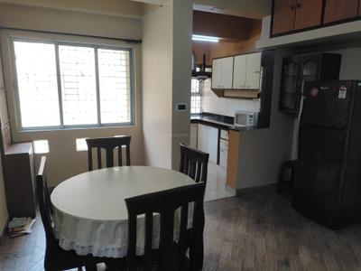 Dining Area Image of 900 Sq.ft 2 BHK Apartment / Flat for rent in Kasba Kolkata for Rs. 26000