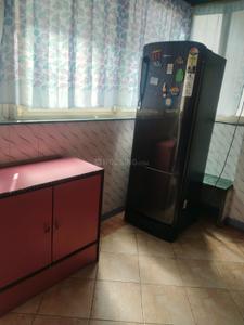 Kitchen Image of 600 Sq.ft 1 BHK Apartment / Flat for rent in Pisoli Pune for Rs. 24000