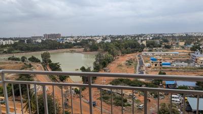 Balcony Image of 1055 Sq.ft 2 BHK Apartment / Flat for rent in Shriram Solitaire, Yelahanka New Town Bengaluru for Rs. 38000