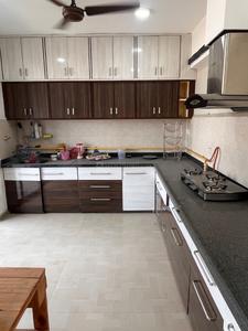 Kitchen Image of 2200 Sq.ft 4 BHK Apartment / Flat for rent in BCM Paradise, Nipania Indore for Rs. 55000