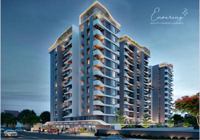 Image of 1547 Sq.ft 3 BHK Apartment / Flat for sale in Manish Nagar, Nagpur for Rs. 6342700