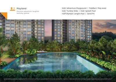 Image of 893 Sq.ft 2 BHK Apartment / Flat for sale in Godrej Tower 4 Green Terraces Godrej City, Panvel, Navi Mumbai for Rs. 11900000