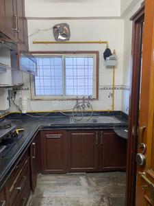 Kitchen Image of 1150 Sq.ft 2 BHK Builder Floor for rent in Saket Nagar Indore for Rs. 30000