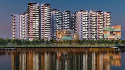 Image of 1390 Sq.ft 2.5 BHK Apartment / Flat for sale in Ananda The Drizzle, Narsingi, Hyderabad for Rs. 12500000