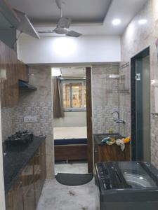 Kitchen Image of 370 Sq.ft 1 RK Apartment / Flat for rent in DLF Capital Greens Phase 1 And 2, Karampura New Delhi for Rs. 24000