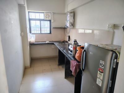 Kitchen Image of 550 Sq.ft 1 BHK Apartment / Flat for rent in Duville Riverdale Heights, Kharadi Pune for Rs. 25000