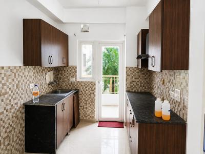 Kitchen Image of 855 Sq.ft 2 BHK Apartment / Flat for sale in Aegis Trine Towers, Indirapuram Ghaziabad for Rs. 8888000