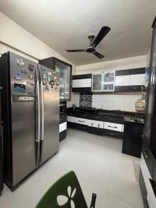 Kitchen Image of 1400 Sq.ft 2 BHK Apartment / Flat for rent in Vishwanath Sharanam 8, Jodhpur Ahmedabad for Rs. 36000