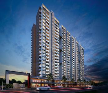 Image of 1375 Sq.ft 2 BHK Apartment / Flat for sale in Meriton Heights, Mamurdi, Pune for Rs. 8000000
