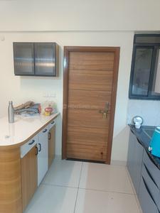 Kitchen Image of 1083 Sq.ft 3 BHK Apartment / Flat for rent in DB Pride, Talawali Chanda Indore for Rs. 40000