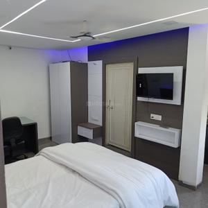 Bedroom Image of 220 Sq.ft 1 RK Builder Floor for rent in Mari Mata Square Indore for Rs. 10500