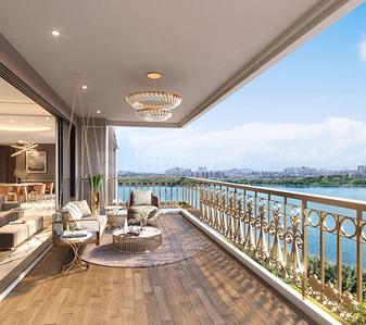Balcony Image of 3060 Sq.ft 4 BHK Apartment / Flat for sale in Lodha Azur, Hulimavu Bengaluru for Rs. 42500000