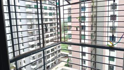 Balcony Image of 1326 Sq.ft 2 BHK Apartment / Flat for sale in Mangalam Heights, Vesu Surat for Rs. 6000000