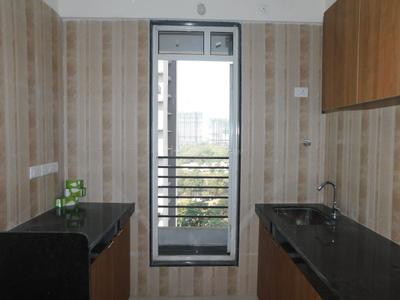 Kitchen Image of 750 Sq.ft 2 BHK Apartment / Flat for rent in Sheth Zuri, Thane West Thane for Rs. 35000