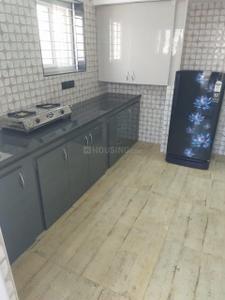 Kitchen Image of 550 Sq.ft 1 BHK Builder Floor for rent in Financial District Hyderabad for Rs. 25000
