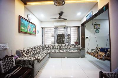 Hall Image of 880 Sq.ft 3 BHK Apartment / Flat for sale in Binori Gracia, South Bopal Ahmedabad for Rs. 9500000