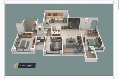 Image of 1758 Sq.ft 3 BHK Apartment / Flat for sale in WYCE Exclucity, Bavdhan, Pune for Rs. 15200000