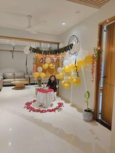 Hall Image of 1000 Sq.ft 3 BHK Apartment / Flat for rent in Shaligram Prime, South Bopal Ahmedabad for Rs. 52000