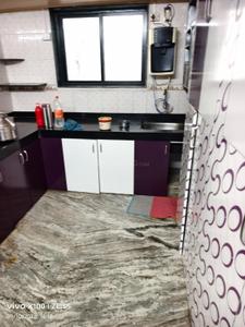 Kitchen Image of 650 Sq.ft 1 BHK Apartment / Flat for rent in Warje Malwadi Pune for Rs. 17000