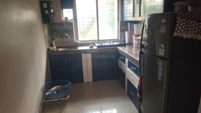 Kitchen Image of 670 Sq.ft 1 BHK Apartment / Flat for rent in Sai Laxmi Galaxy, Kalas Pune for Rs. 22000
