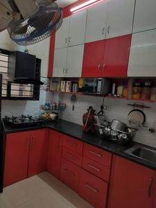 Kitchen Image of 750 Sq.ft 3 BHK Independent House for sale in Bhawrasla Indore for Rs. 8500000