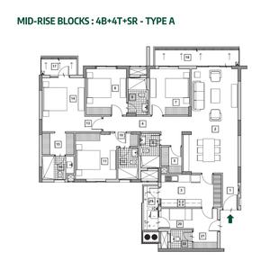 Image of 2505 Sq.ft 3 BHK Apartment / Flat for sale in Vatika Seven Elements, Sector 89A, Gurgaon for Rs. 25000000