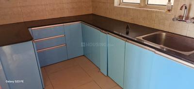 Kitchen Image of 1900 Sq.ft 3 BHK Apartment / Flat for rent in New Town Kolkata for Rs. 33000