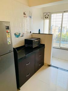 Kitchen Image of 1050 Sq.ft 2 BHK Apartment / Flat for rent in Wakadkar Pavilion 79, Hinjawadi Pune for Rs. 34000