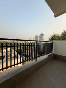 Balcony Image of 1000 Sq.ft 1 RK Independent House for rent in Sector 57 Gurgaon for Rs. 26000
