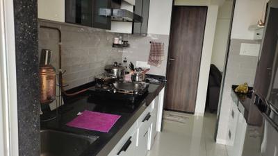 Kitchen Image of 504 Sq.ft 1 BHK Apartment / Flat for sale in Thane West Thane for Rs. 14000000
