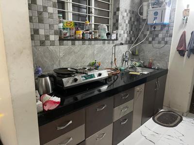 Kitchen Image of 700 Sq.ft 2 BHK Apartment / Flat for sale in Ishwar River Residency Phase IV Building S, Chikhali Pune for Rs. 5000000
