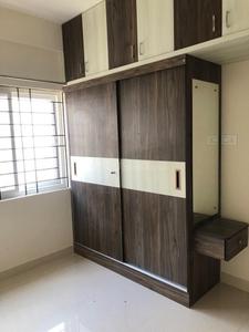 Bedroom Image of 1350 Sq.ft 2 BHK Builder Floor for rent in Murugeshpalya Bengaluru for Rs. 45000