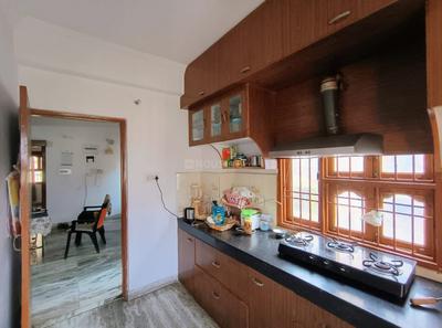 Kitchen Image of 1500 Sq.ft 3 BHK Apartment / Flat for rent in Boring Road Patna for Rs. 28000
