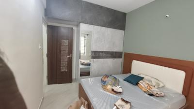 Bedroom Image of 849 Sq.ft 1 BHK Builder Floor for rent in Mahadevapura Bengaluru for Rs. 34999