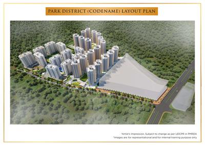 Image of 1576 Sq.ft 3 BHK Apartment / Flat for sale in Pride Purple Park Titan, Hinjawadi, Pune for Rs. 14650000