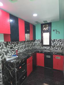 Kitchen Image of 900 Sq.ft 2 BHK Independent House for rent in Molarband Extension New Delhi for Rs. 24000
