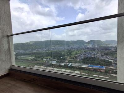 Balcony Image of 650 Sq.ft 1 BHK Apartment / Flat for rent in Ashar Arize, Kalwa Thane for Rs. 28000