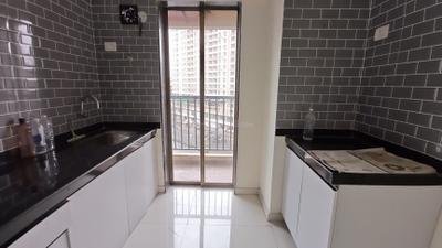 Kitchen Image of 600 Sq.ft 1 BHK Apartment / Flat for rent in Raunak City, Kalyan West Kalyan for Rs. 14000