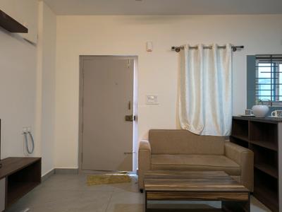 Living Room Image of 1500 Sq.ft 1 BHK Apartment / Flat for rent in Kodathi Bengaluru for Rs. 26000