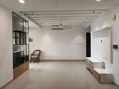 Living Room Image of 1833 Sq.ft 3 BHK Apartment / Flat for rent in Appaswamy Splendour, Semmancheri Chennai for Rs. 55000